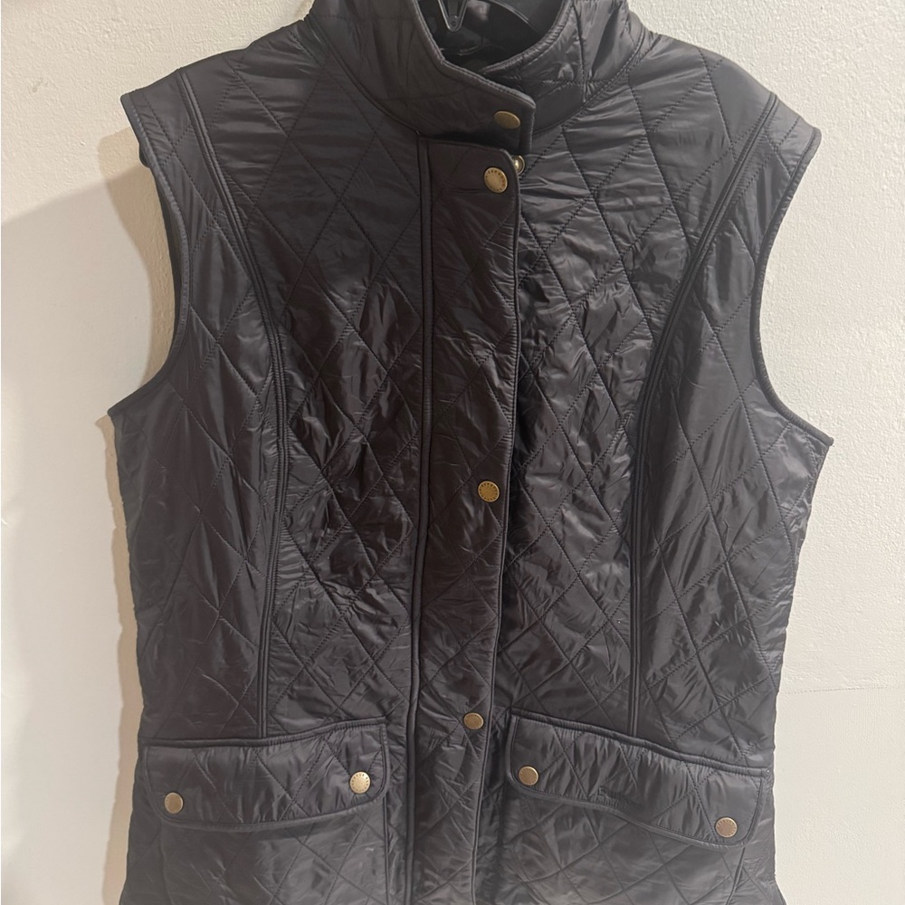 Barbour Black Quilted Women's Vest